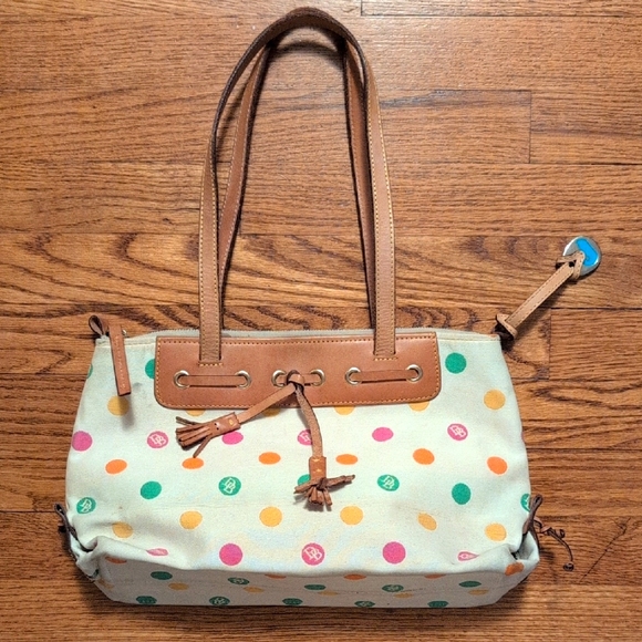 Dooney & Bourke Handbags - Dooney & Bourke - Polka Dot Monogram Shoulder Bag